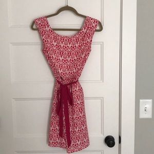 BOUTIQUE DRESS WHITE AND PINK